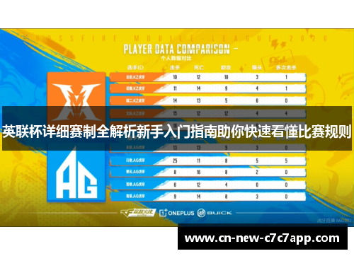 英联杯详细赛制全解析新手入门指南助你快速看懂比赛规则